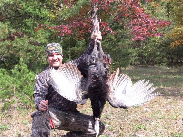 Oct 2011 turkey hunt w bow..